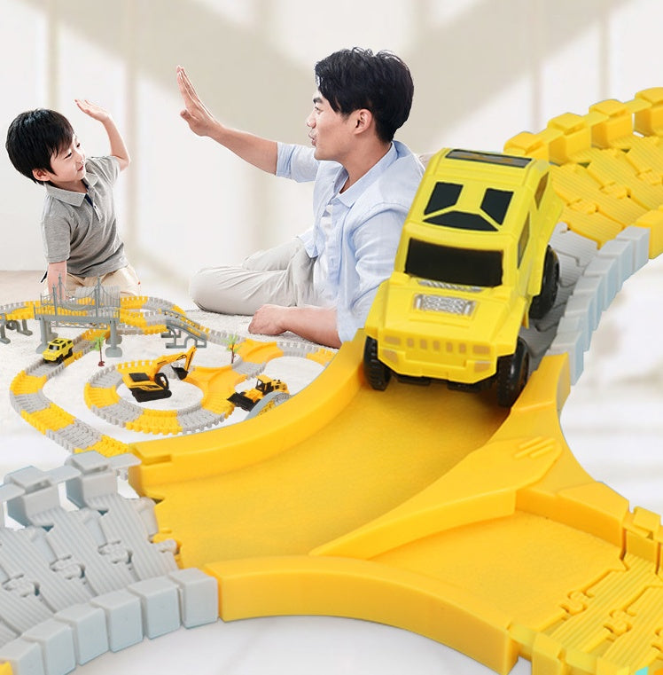 Tong Li Engineering Car Rail Car Jouet Puzzle